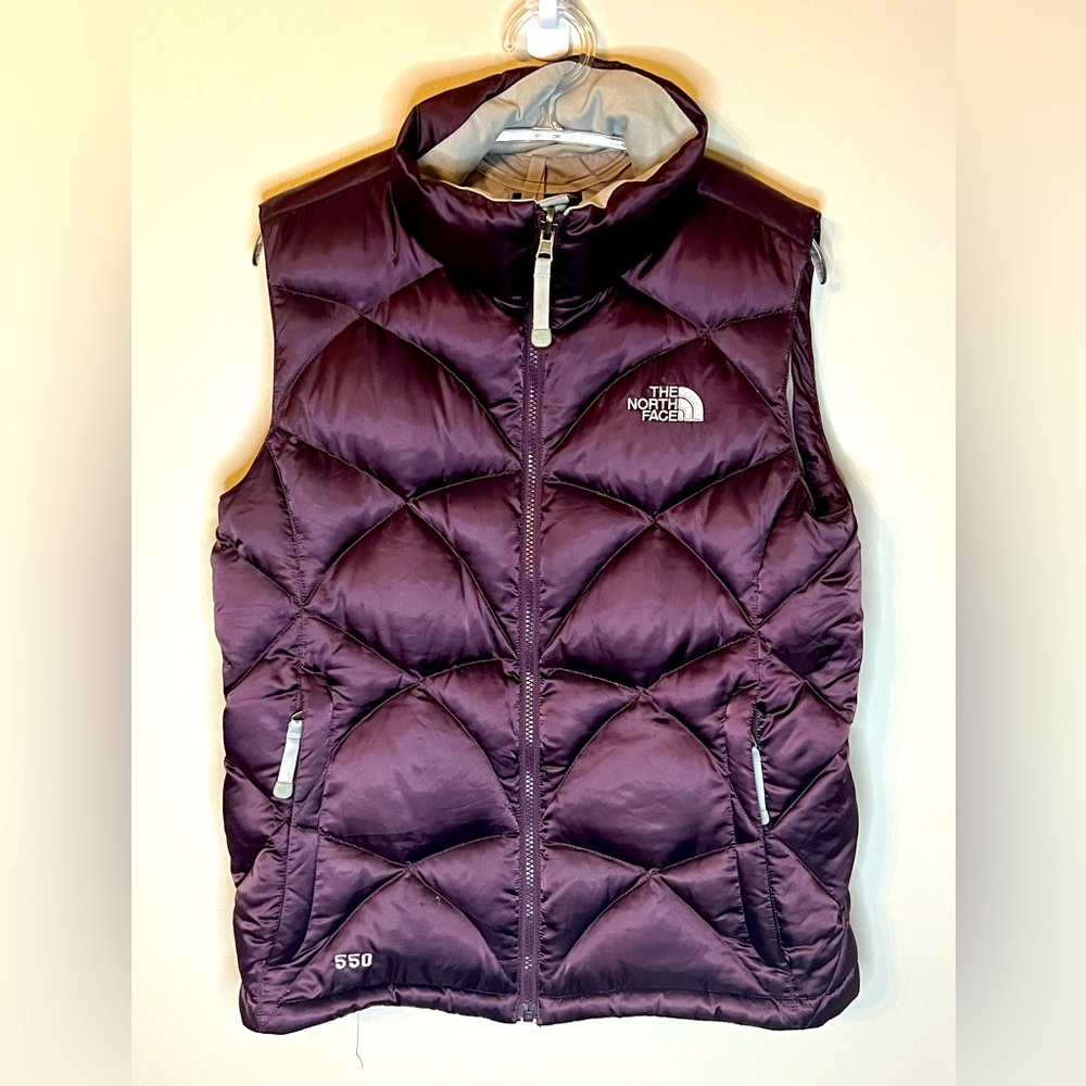 North Face medium purple vest